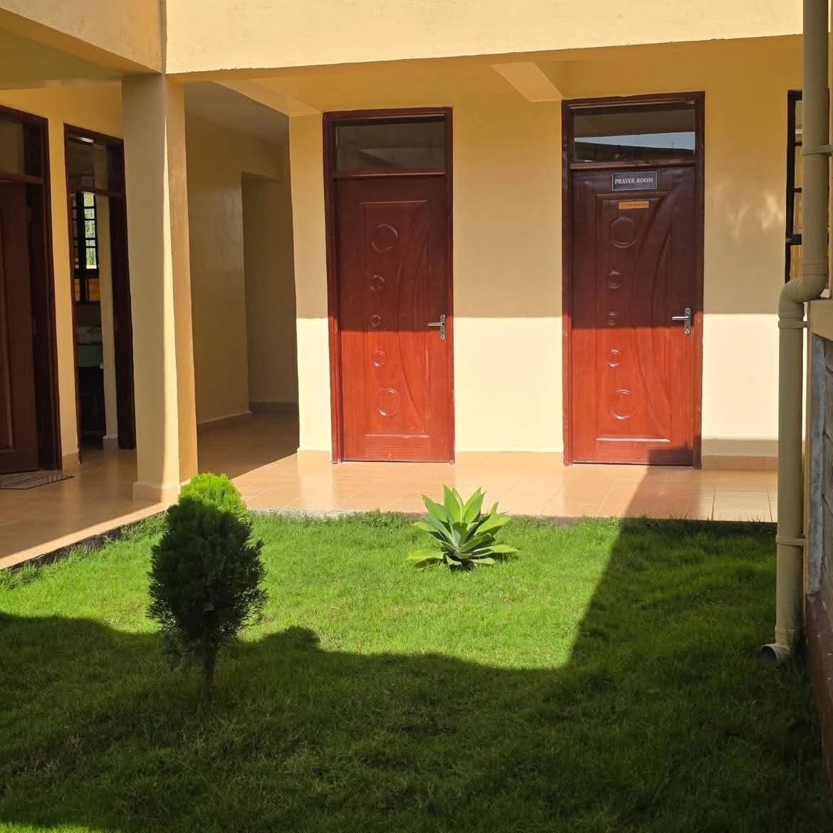 Indoor corridor and care area